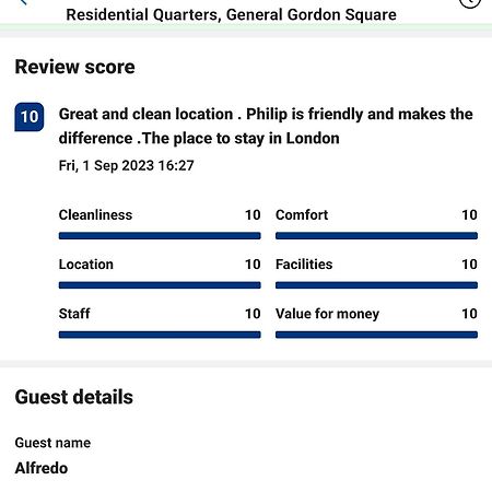 Residential Quarters, General Gordon Square Appartement Londen Buitenkant foto